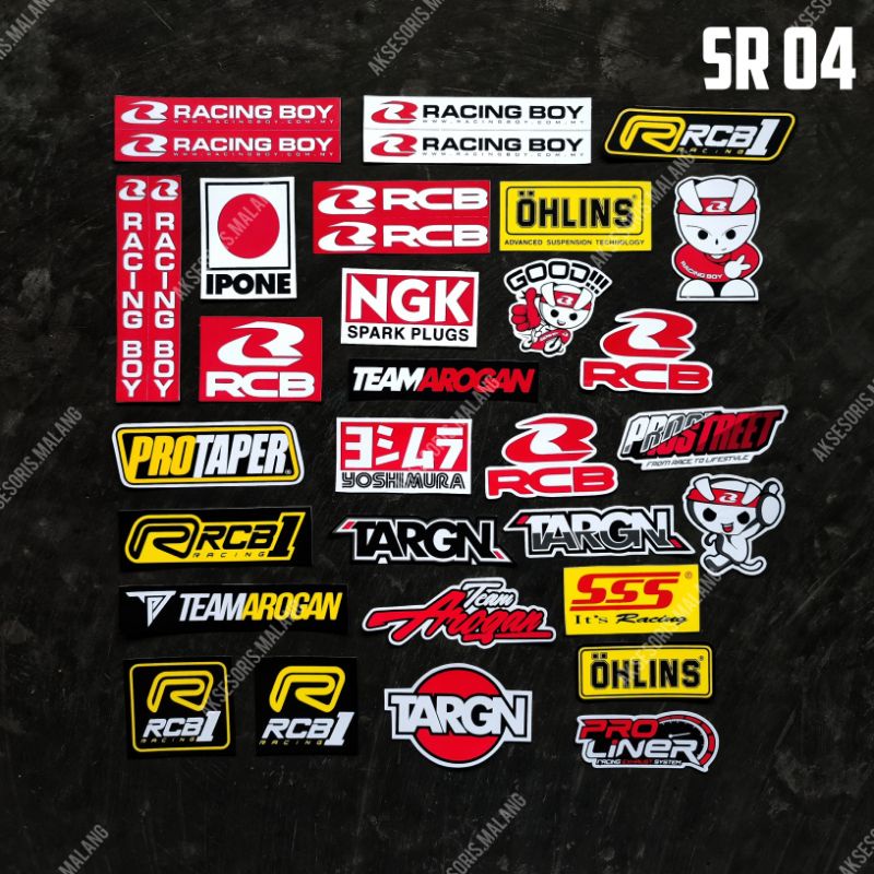 Jual Stiker Racing Stiker Sponsor Racing Stiker Pack Band Musik Punk Rock Metal Oldskool Koper