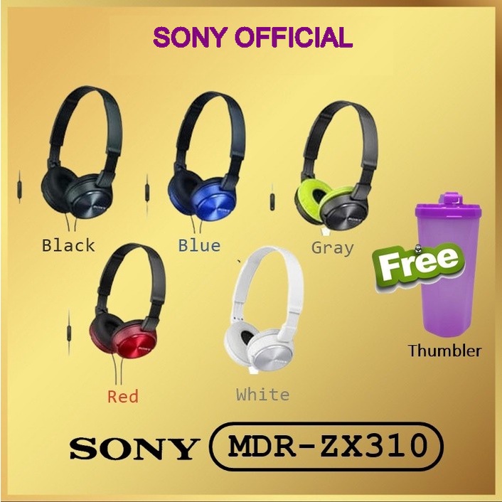 SONY MDR-ZX310 Sound Monitoring Headphone Headset Sony MDR ZX310AP Ori