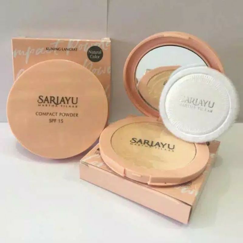 Bedak padat sari ayu kuning langsat