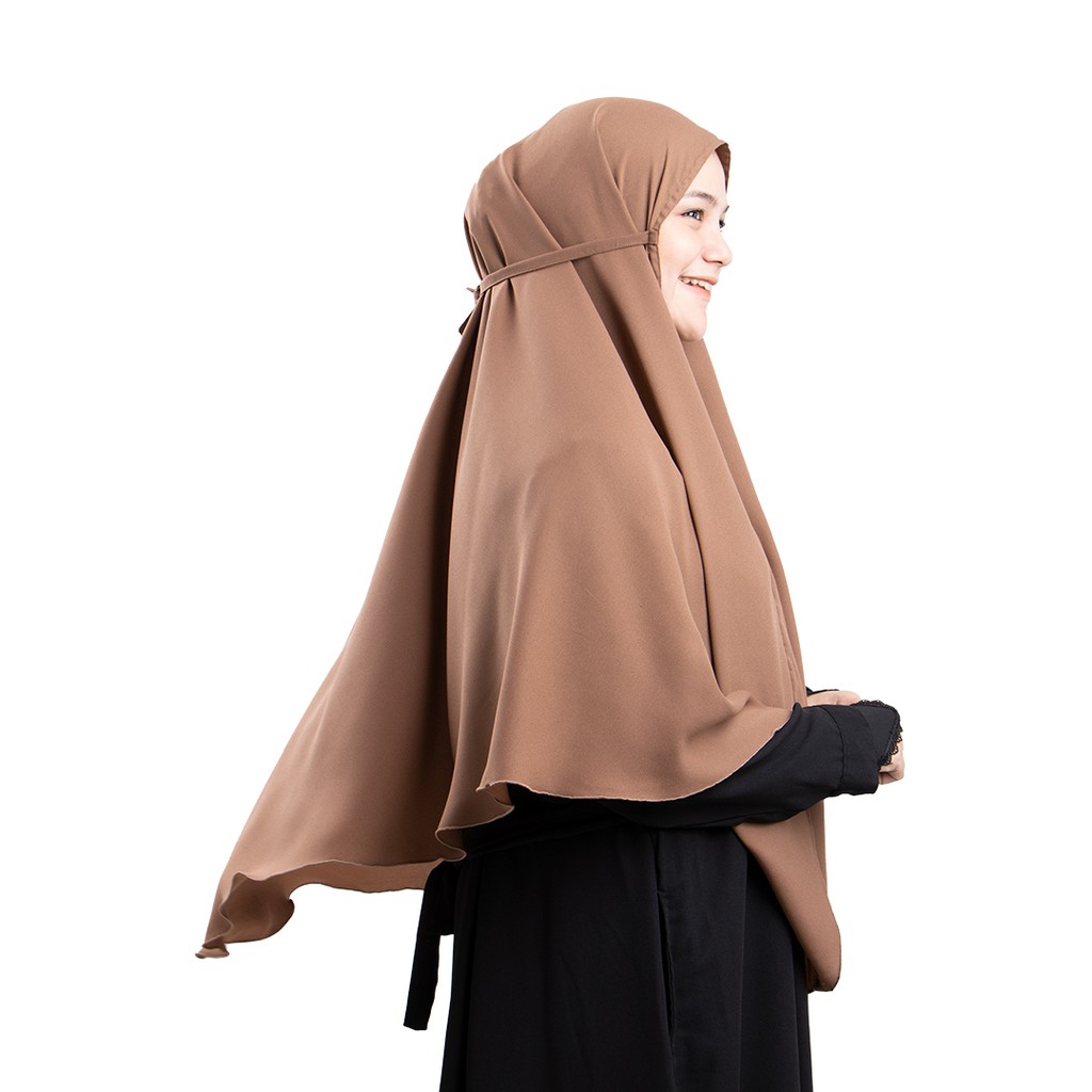 Bajuyuli Jilbab Bergo Maryam Jumbo Syari Polos-4
