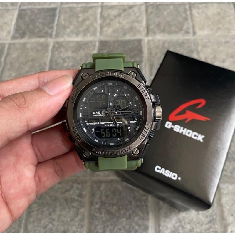 JAM GSHOCK GREEN ARMY ORIGINAL