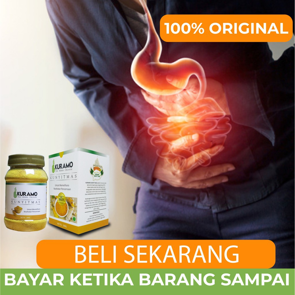 

KURAMO KUNYIT MAS obat maag kronis - asam lambung herbal manjur