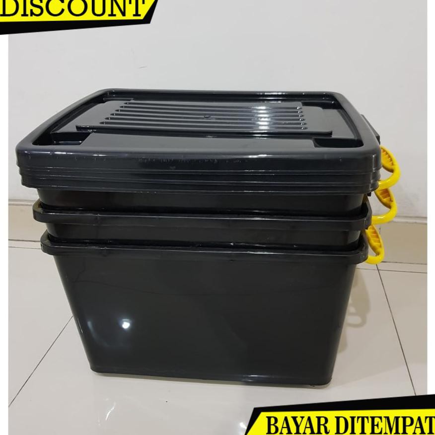 

(BAYAR DITEMPAT) 3 PCS ROLLER BOX 45 HITAM B1077