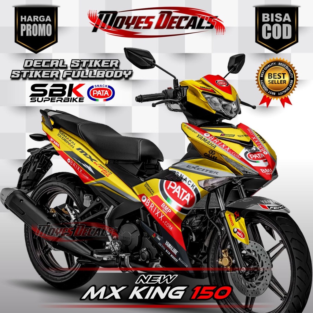 Sticker decal jupiter mx king, Striping motor jupiter mx king , Sticker new jupiter mx king PATA Mot