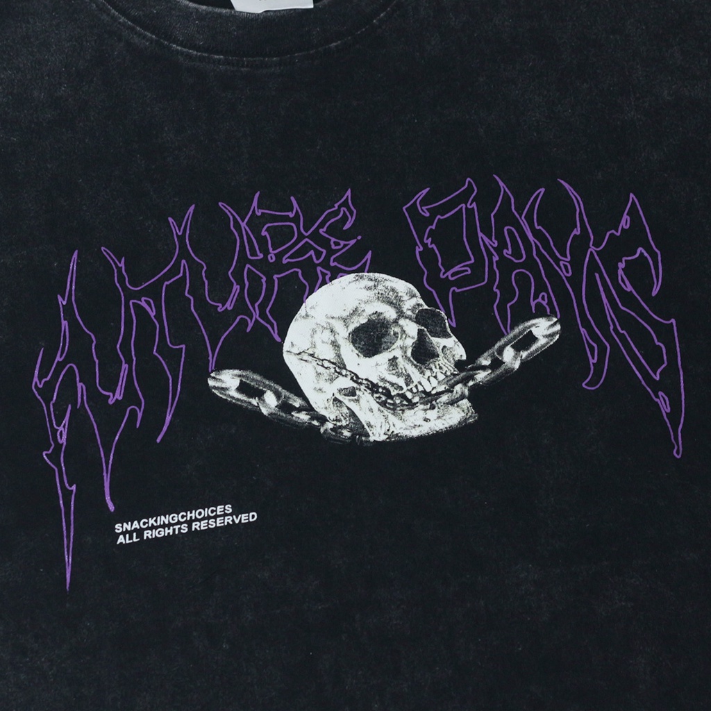 T-shirt Washed | Oversize | Cranium | Snackingchoices