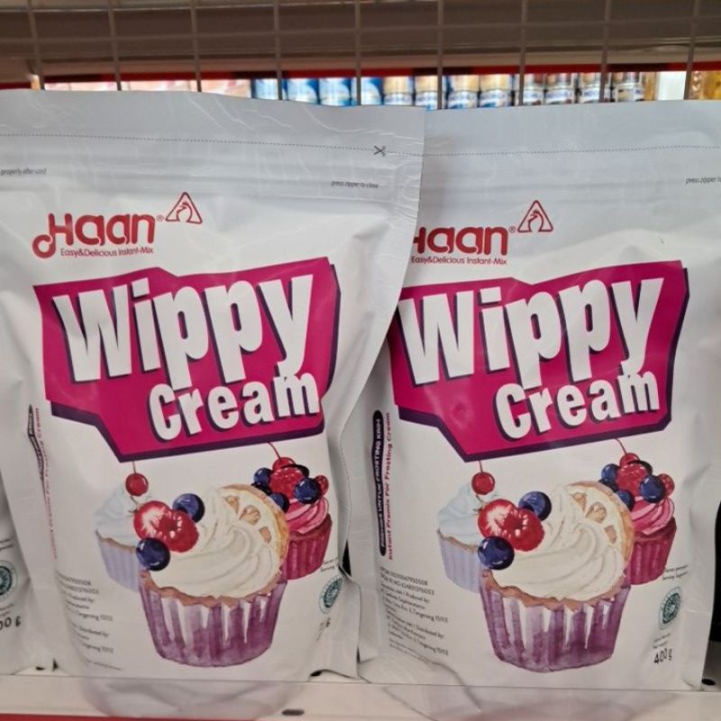 

[Whispers] HAAN Wippy Cream Pouch 200g & 400g/Whipping Cream Bubuk