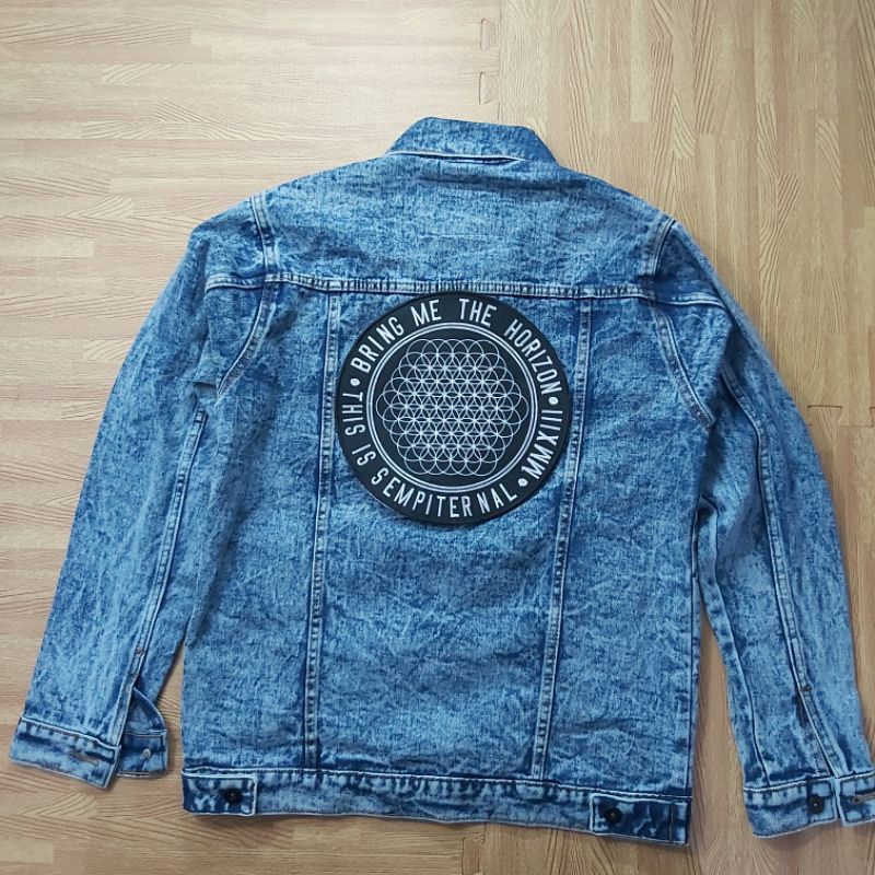 Backpatch bordir Musik / Band ukuran besar musik terlaris