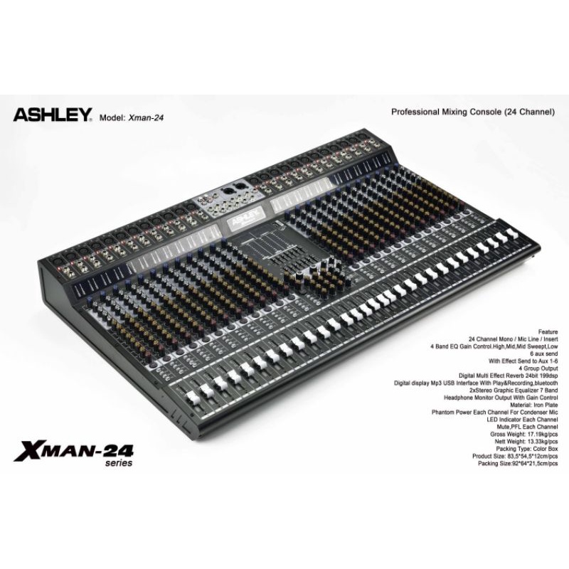 Mixer Ashley Xman24 XMAN 24 Original