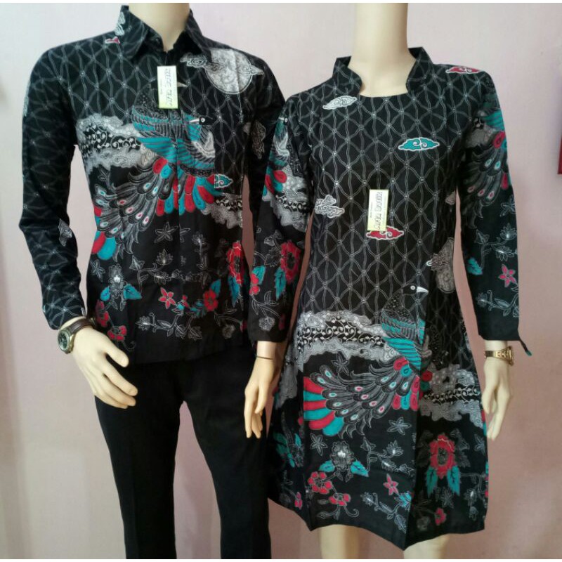 couple batik jumbo motif megamendung Arta batik super seragam batik atasan pakaian kerja kantor ori