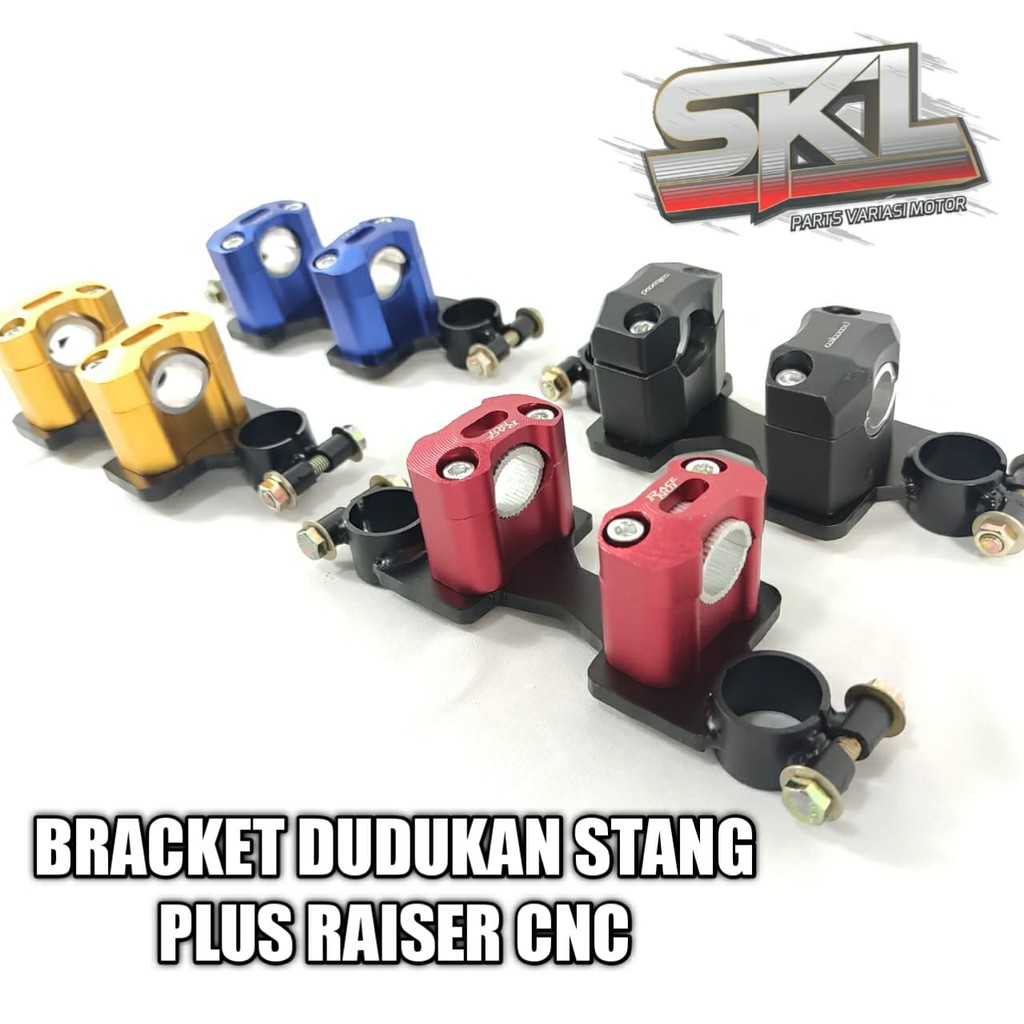 Breket Dudukan Stang Satria Fu dan sonic 150r Bracketn Raiser Stang Sonic 150r Satria Fu Universal Stang