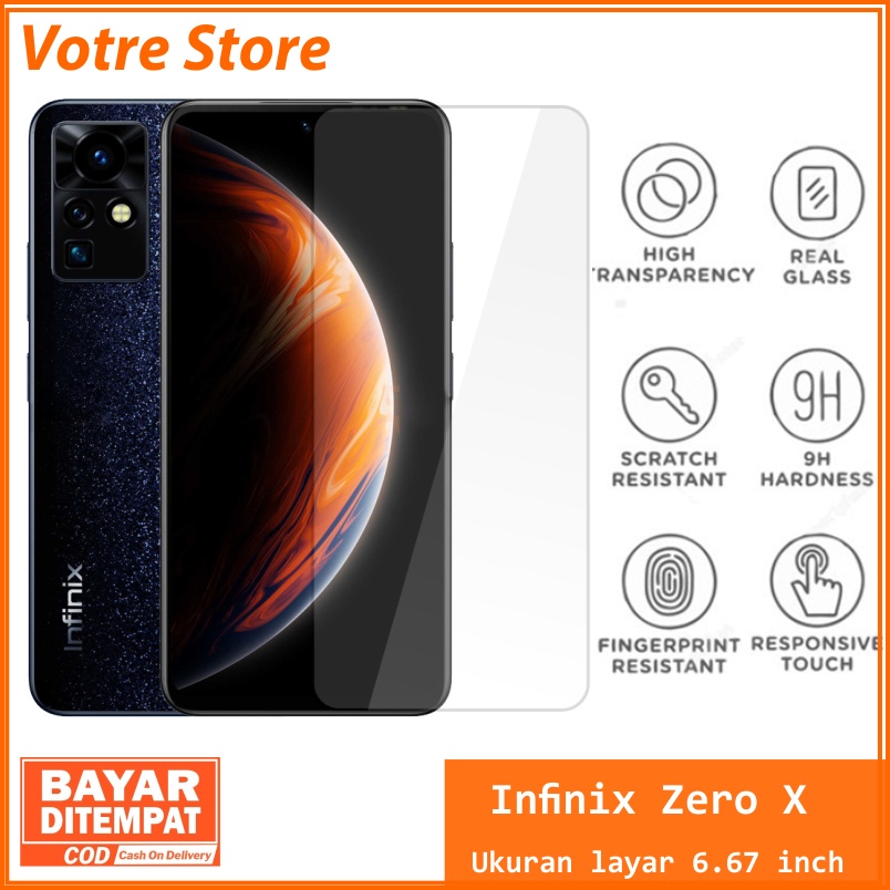 Tempered Glass Infinix Zero X Anti Gores Kaca Ultra HD