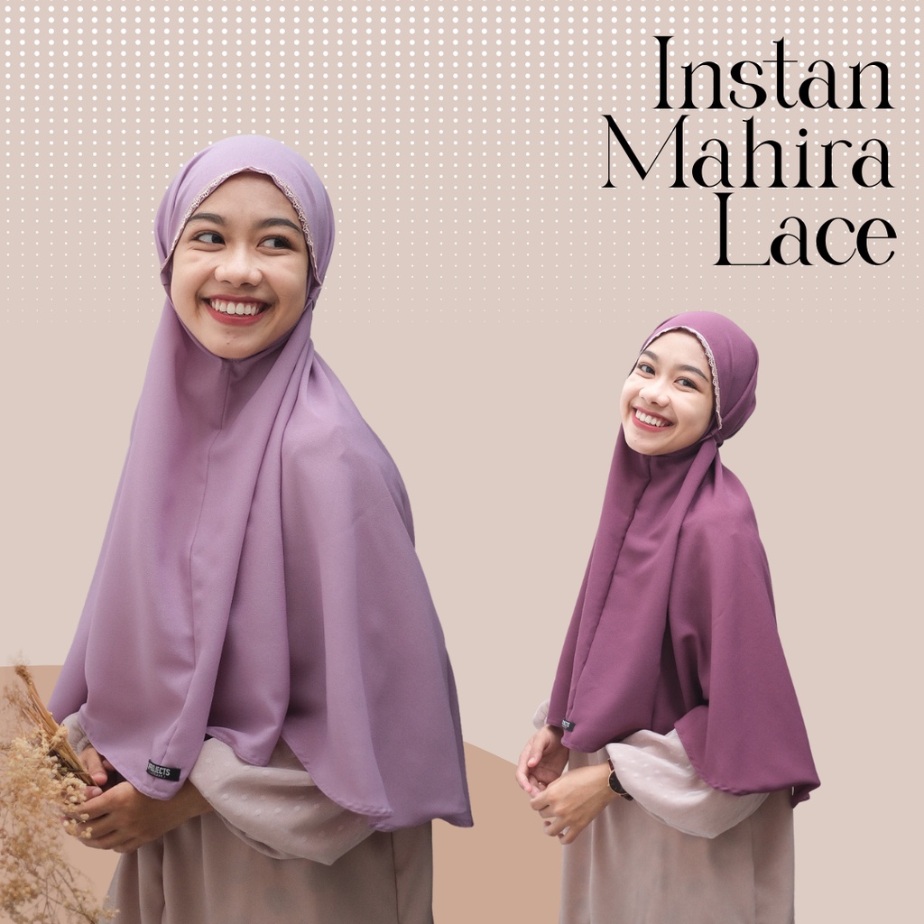 Hprojects - Hijab Instant Mahira Lace (Bergo)