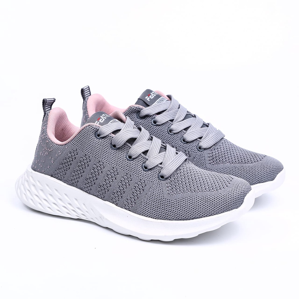 Sepatu Wanita Sports Shoes Olahraga Cewek Shoes Bahan Canvas - C1110