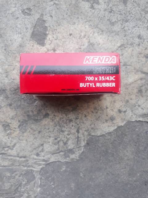 Ban dalam butyl sepeda fixie kenda 700 x 35 - 43 c fv 60mm fresta [35 36 37 38 39 40 41 42 43]