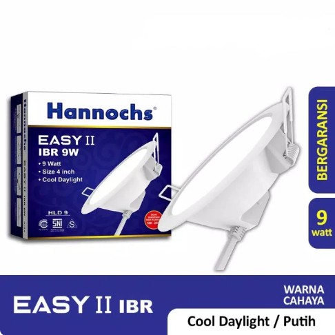 Lampu Downlight LED Hannochs Easy II IBR 9 Watt Ceiling Lamp - Putih