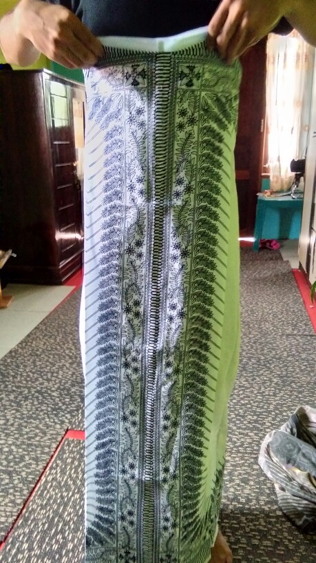 Setelan Sarung Koko Batik Solo Pria Lengan Panjang