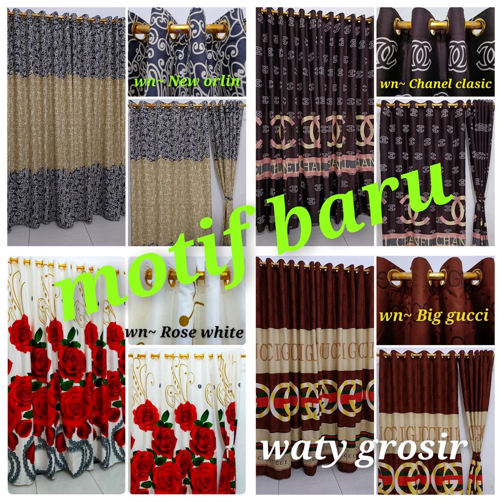 waty grosir gorden MOTIF BARU smokring besar 12 ring uk 135x220