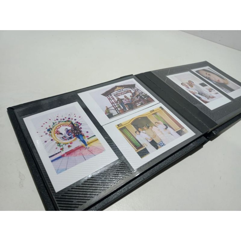 [Best Quality] Album Foto Polaroid Mini Buku Album Perekat Magnetic Blacksheet