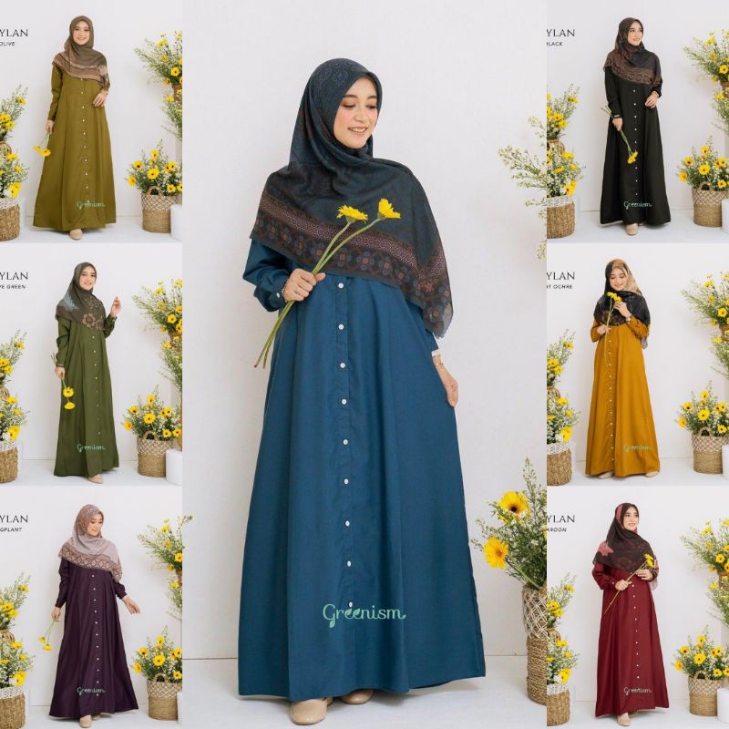 NEYLAN DRESS BY GREENISM / GAMIS POLOS / GAMIS TOYOBO