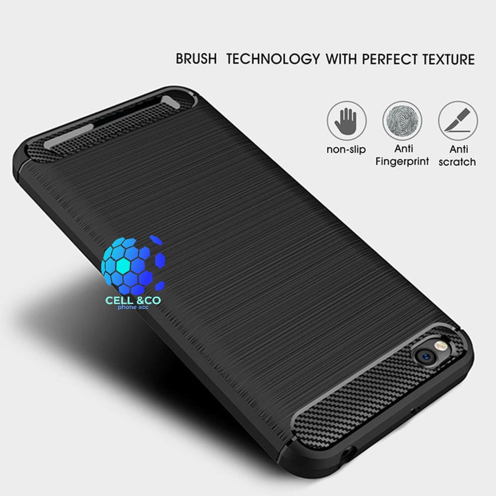 CASE CARBON XIAOMI REDMI 6A casing hp silikon softcase case premium carbon cover