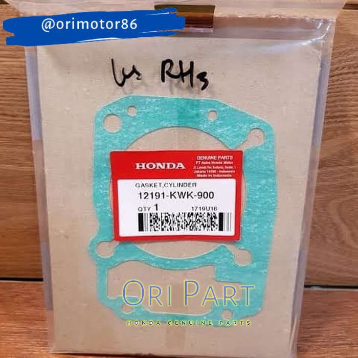 Perpak Blok Seher Verza New Mega Pro Mono Shok New Verza CRF 150 12191-KWK-900 Paking Blok Seker