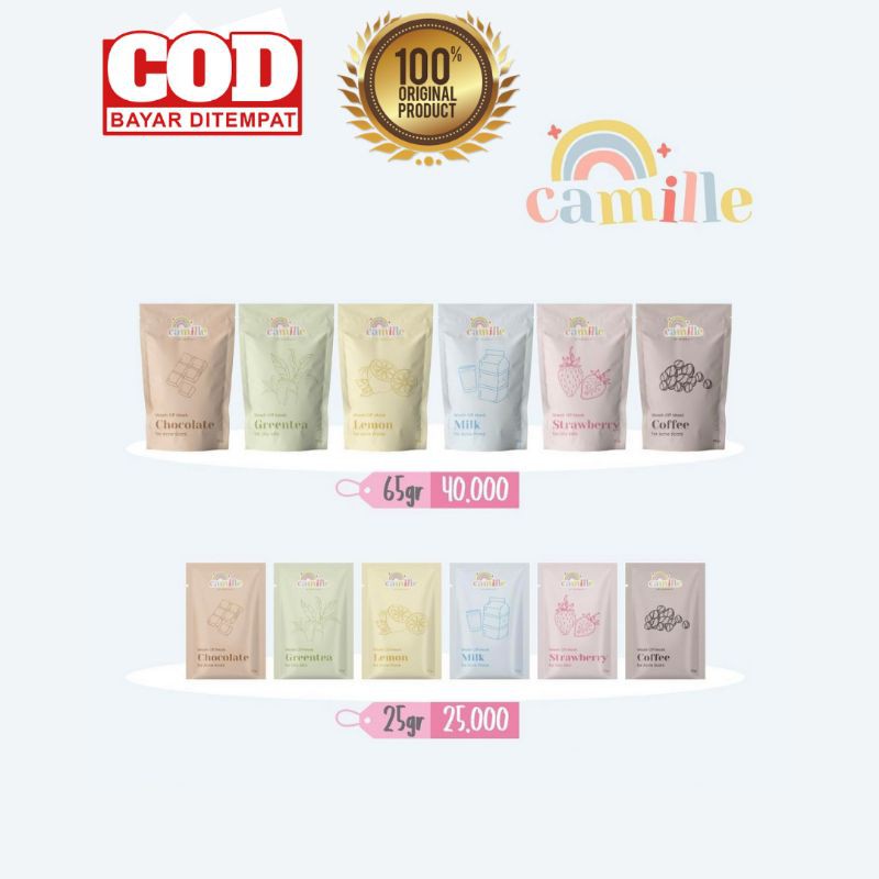 [READY‼/LANGSUNG KIRIM] MASKER CAMILLE BEAUTY MASKER CAMILE BEAUTY BPOM FREE GIFT‼Product(25gr-65gr)