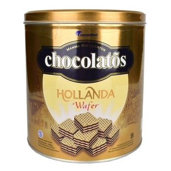 BISKUIT KALENG HOLLANDA WAFER CHOCOLATOS