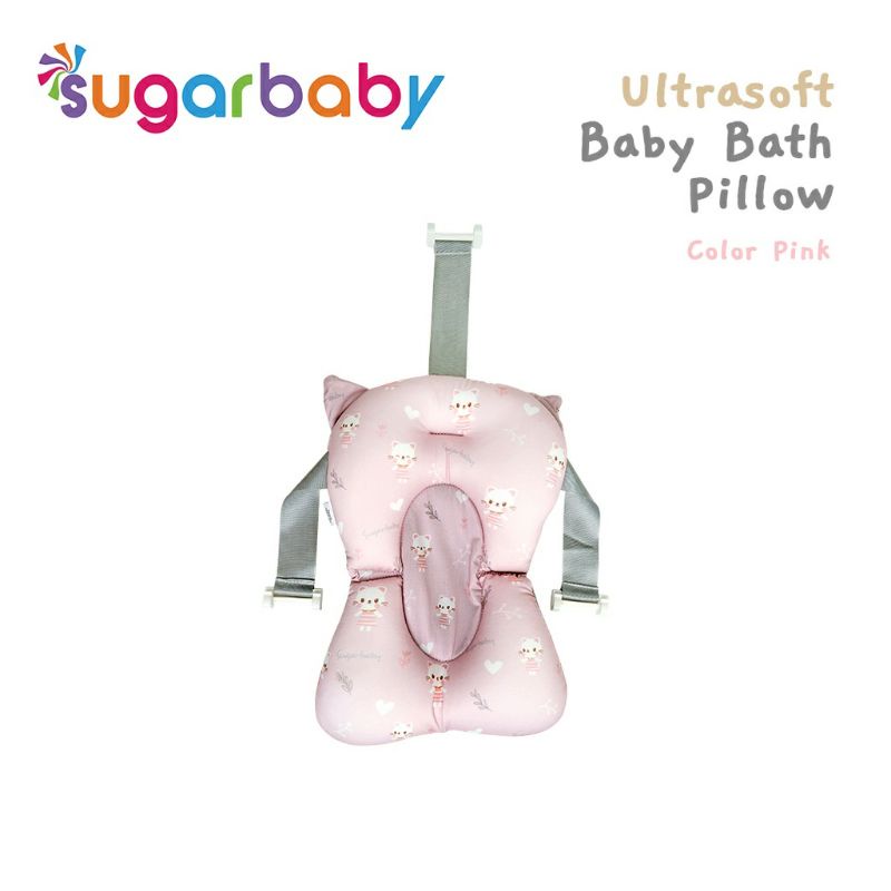 Sugarbaby Ultrasoft Baby Bath Pillow &amp; Bath net / bantal mandi bayi