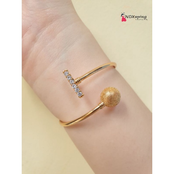 Gelang Tangan Flexible Dewasa Boba Paku Xuping N14072203