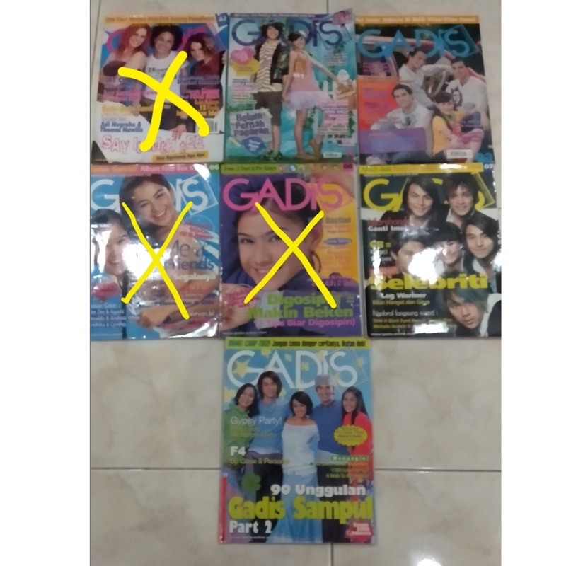 Majalah bekas gadis kawanku spice