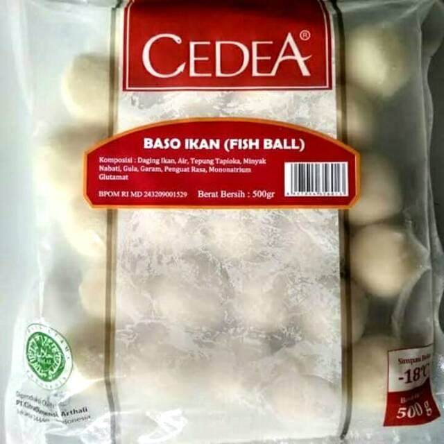 

Cedea baso ikan fish ball 500gr