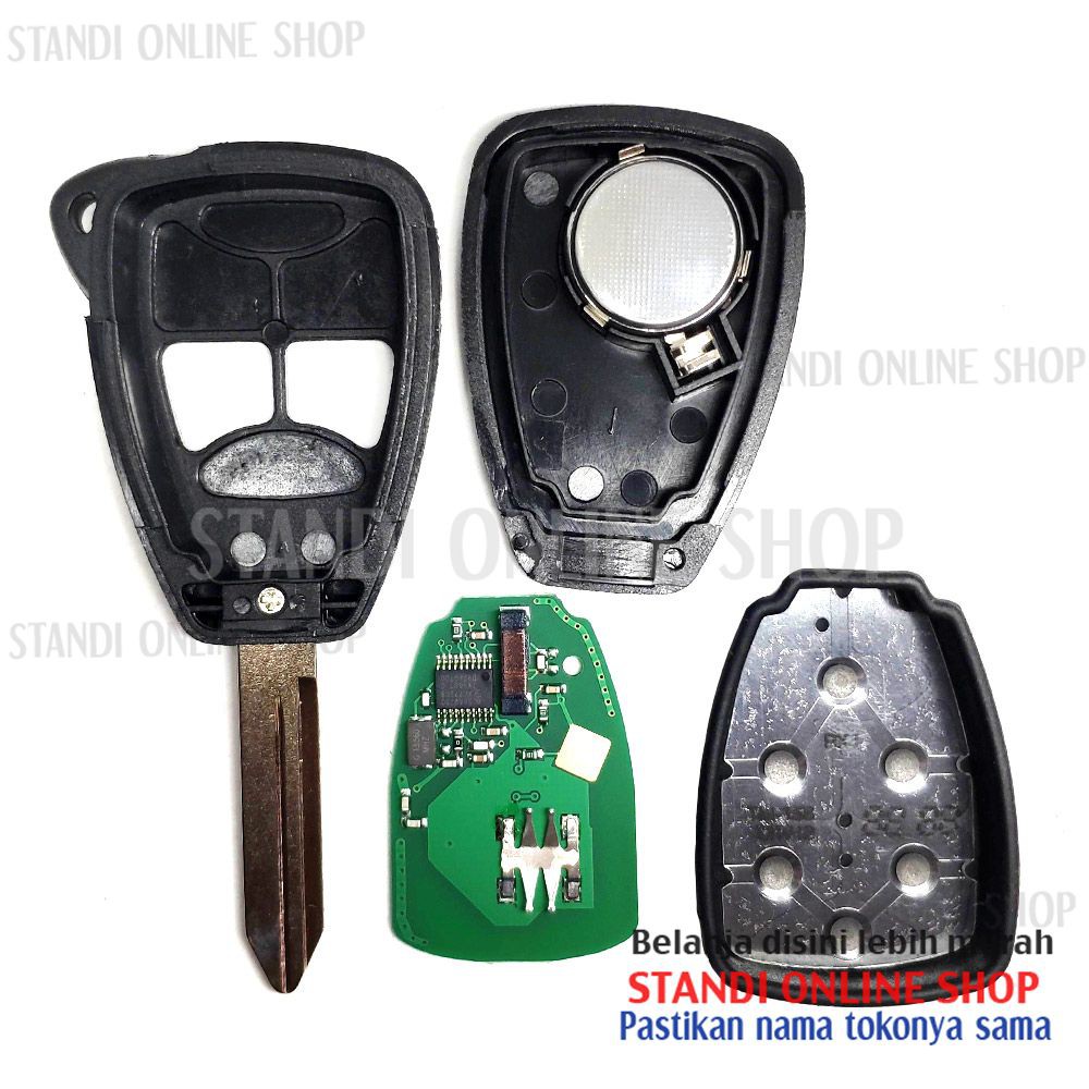 Remote Set Komplit Kunci Mobil Chrysler PT Cruiser Sebring Pasifica