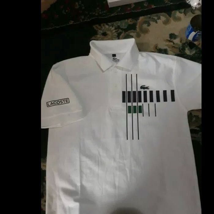 polo shirt / Kaos kerah Lacoste Stripe