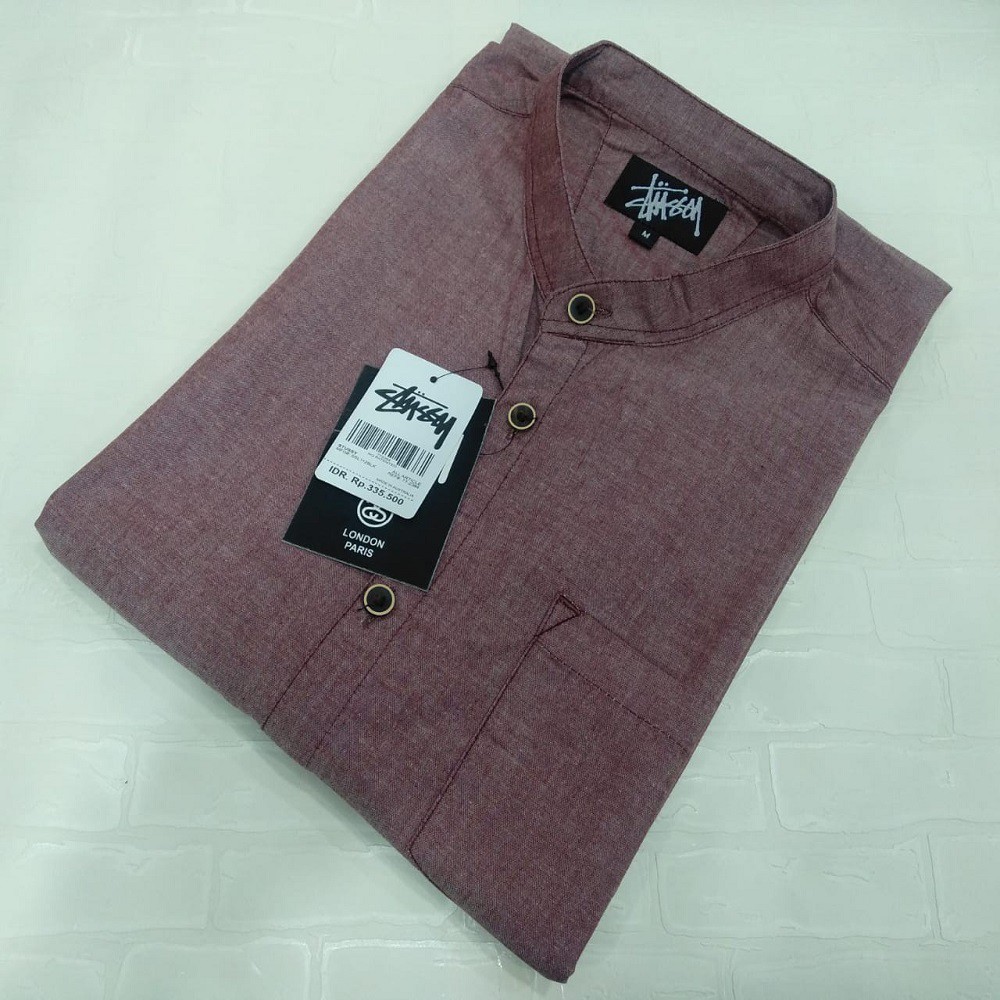 Baju Kemeja Polosan Pria KemejaKerja Lengan Pendek Premium Quality