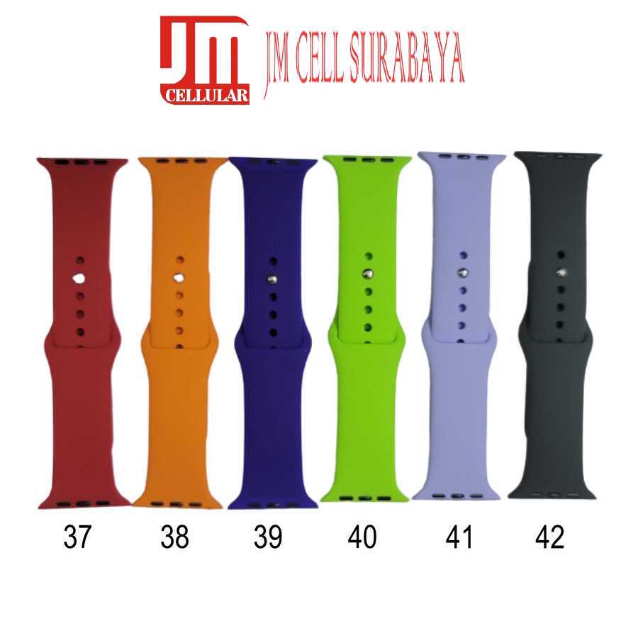 SMALL Watch Strap Apple Watch 42mm 44mm 45mm - Tali Jam Colorful Rubber Silikon Replacement Band