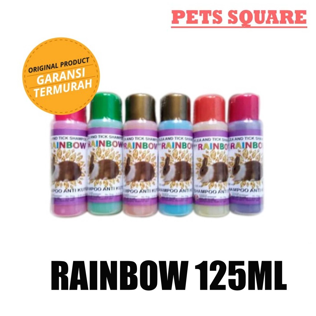 Shampoo Kelinci anti kutu RAINBOW K Flea and Tick Shampoo 125 ml