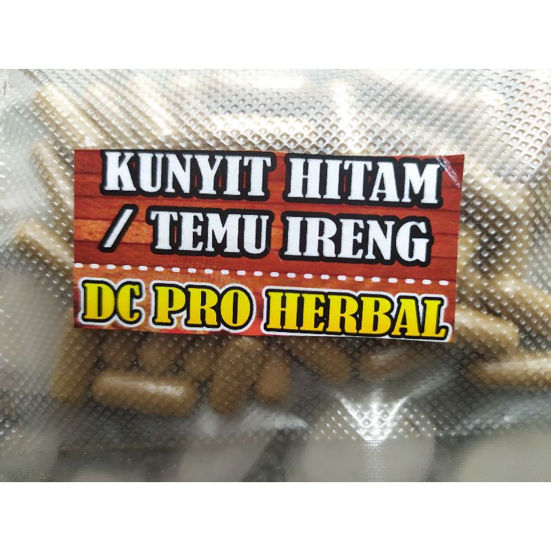 

kapsul kunyit hitam / temu ireng isi 100