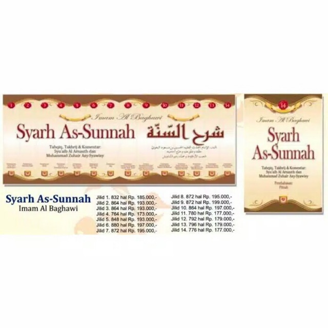 Syarh As Sunnah 14 Jilid (pustaka Azzam)