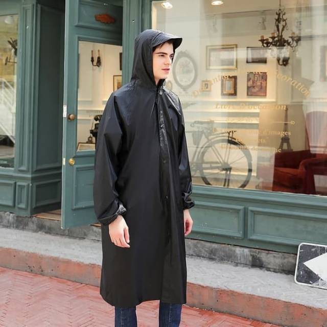 Termurah di Shopee  (BISA BYR DI TMPT)JAS HUJAN JUBAH ROK PONCHO DEWASA RINGAN DAN LENTUR