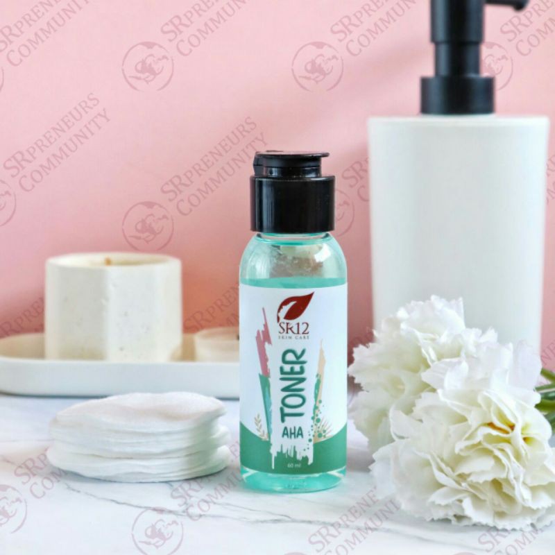 TONER AHA SR12/TONER MEMUDARKAN FLEK HITAM HERBAL ALAMI/PENGHILANG FLEK HITAM HERBAL