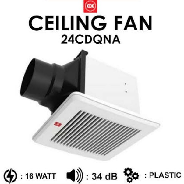 Exhaust Ceiling KDK Exhaust Fan Sirocco KDK 24CDQNA 24cdqn