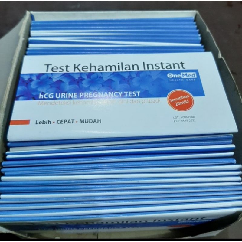 Tespek kehamilan instan onemed/ one med alat test kehamilan 1 strip