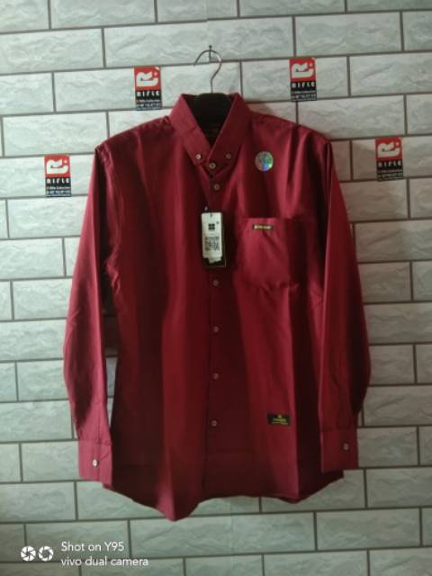 KEMEJA POLOS PRIA LENGAN PANJANG SIZE L - XXXL