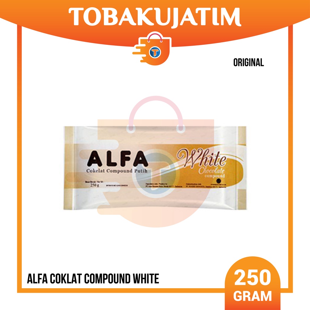 

Cokelat Batang ALFA PUTIH Compound 250gr