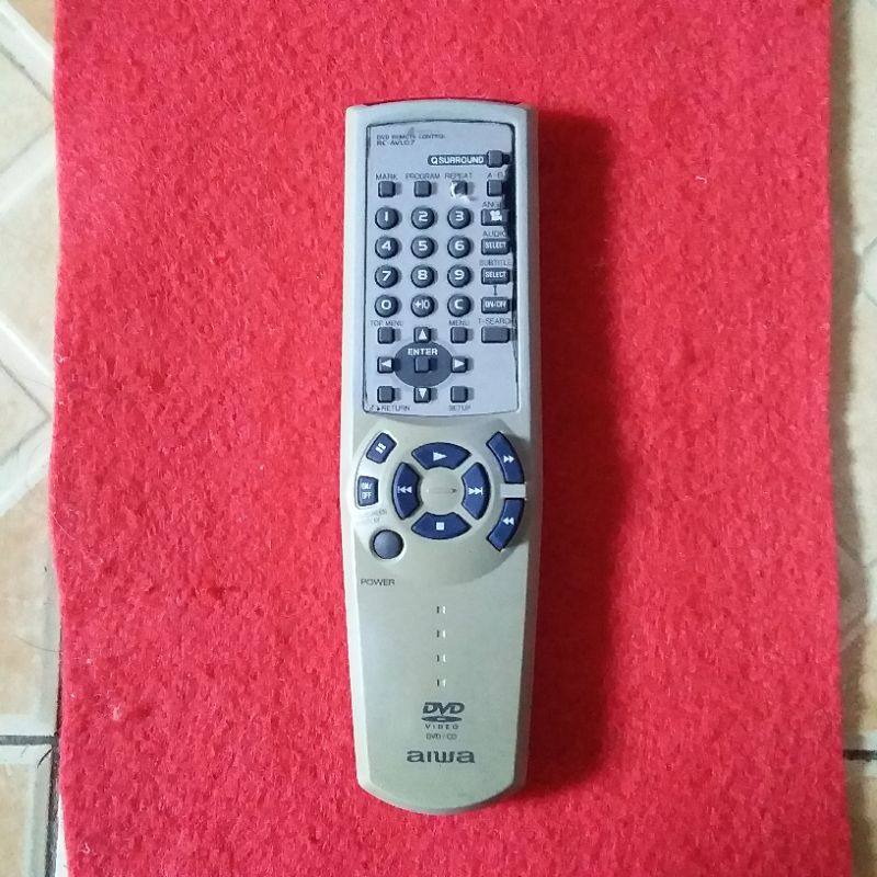 REMOTE DVD CONTROL AIWA RC-AVL07 ORIGINAL