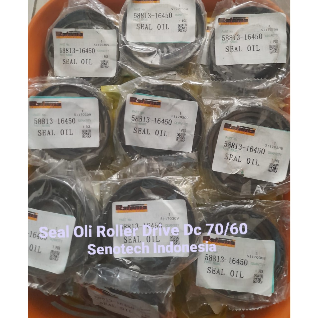 SEAL OIL MOBIL COMBINE PANEN PADI SAWAH