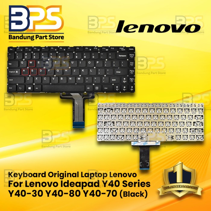 Keyboard Lenovo Ideapad Y40 Series Y40-30 Y40-80 Y40-70 Black