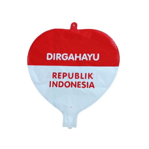 BALON AGUSTUSAN MOTIF MERAH PUTIH