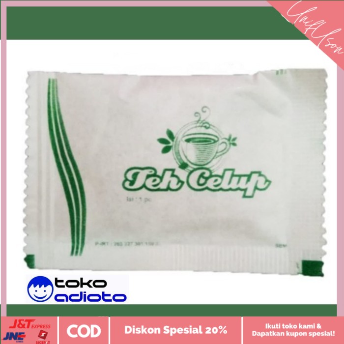

⭐COD⭐ GROSIR Teh Sachet 250pcs / Tea Bag / Teh Celup / Teh Hijau / Green Tea
