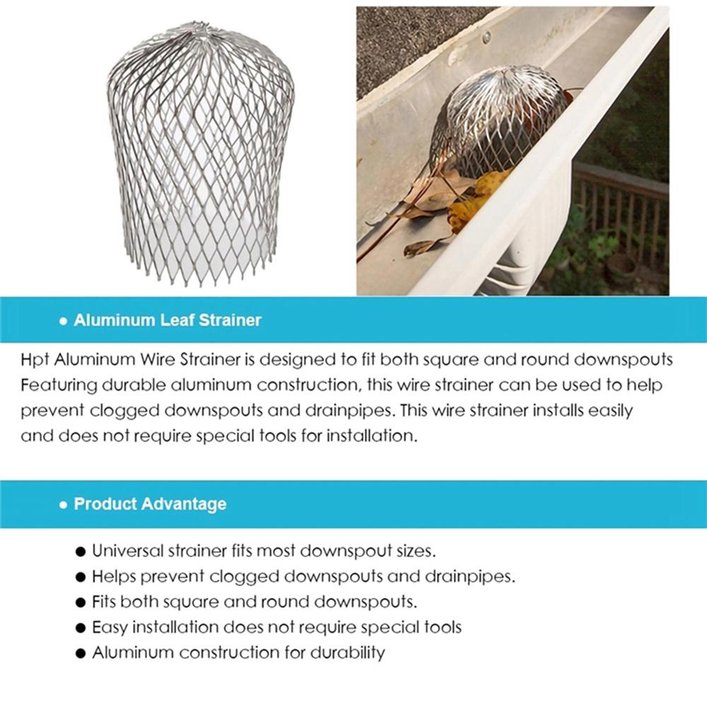 Quinton Guard Filter Menghentikan Saluran Air Daun Penyumbatan Kotoran Penutup Jaring Saluran Air